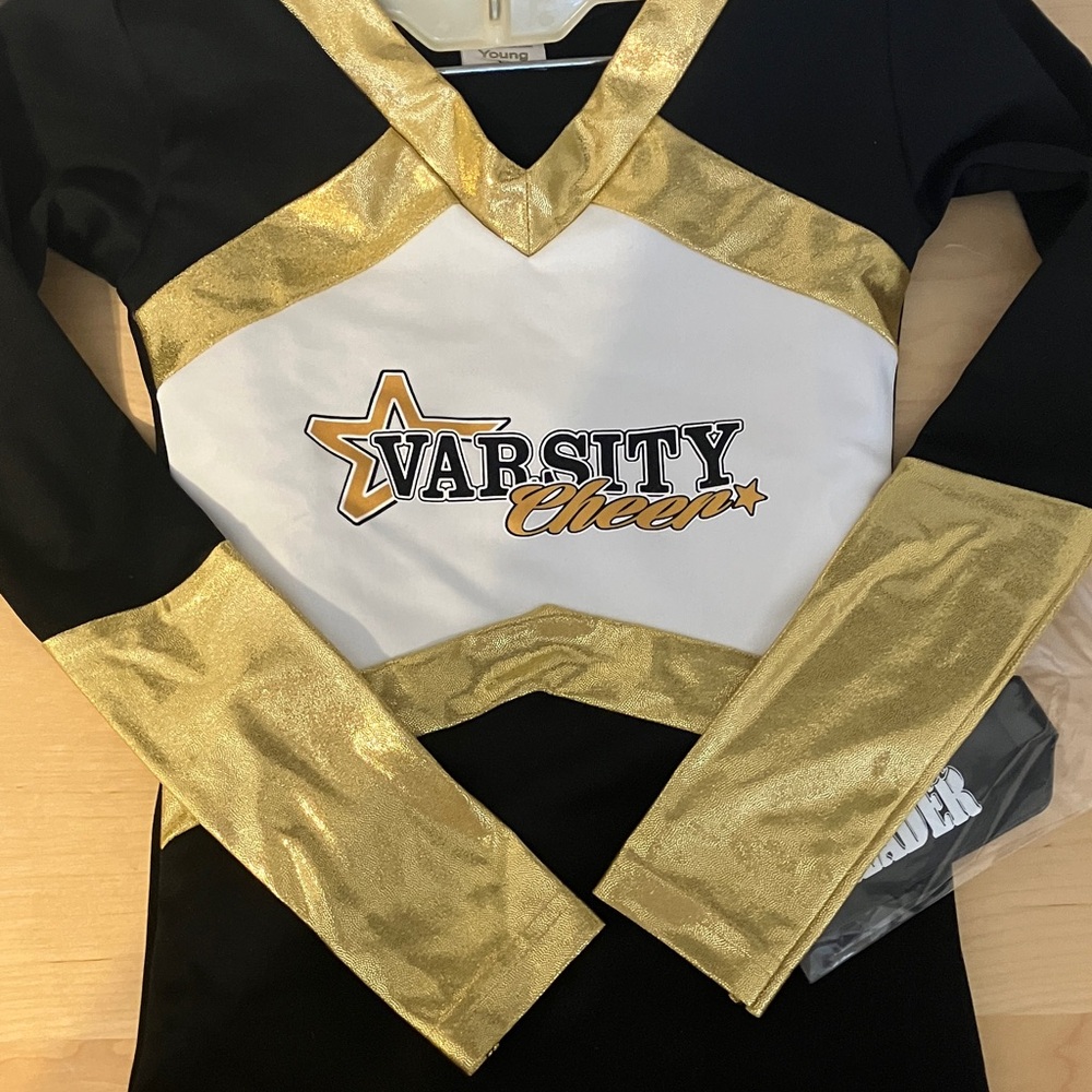 Varsity Kids Matching Set - Black and Gold